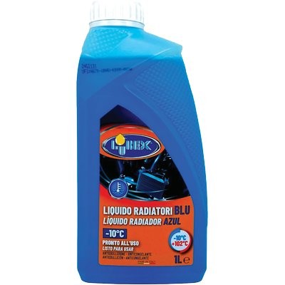12 x LIQUIDO ANTIGELO X RADIATORE AUTO BLU LUBEX