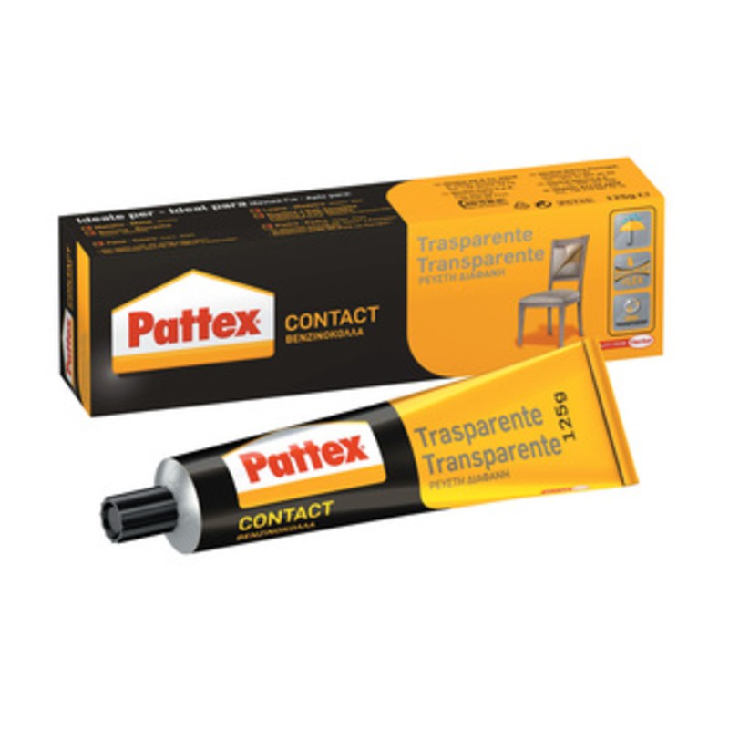 12 x PATTEX ADESIVO CONTACT TRASPARENTE 50 G