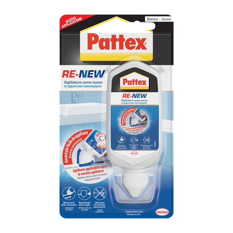 12 x PATTEX BAGNO RE-NEW BIANCO 80 ML