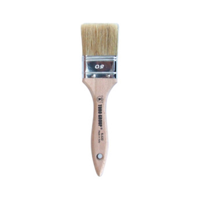 12 x PENNELLESSA BIONDA MANICO LEGNO S.122 30 MM