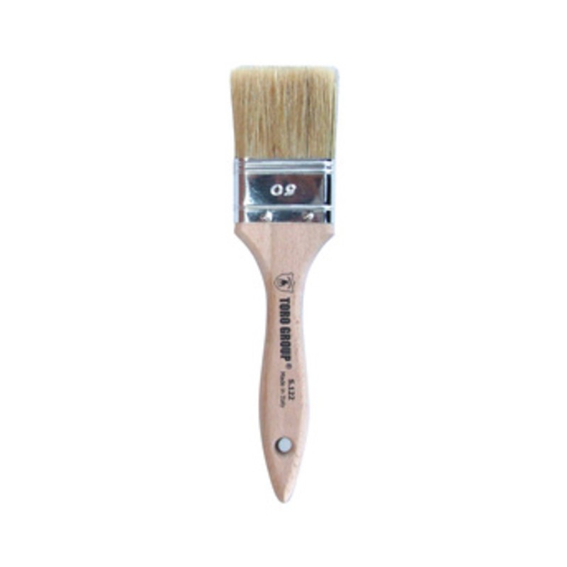 12 x PENNELLESSA BIONDA MANICO LEGNO S.122 60 MM