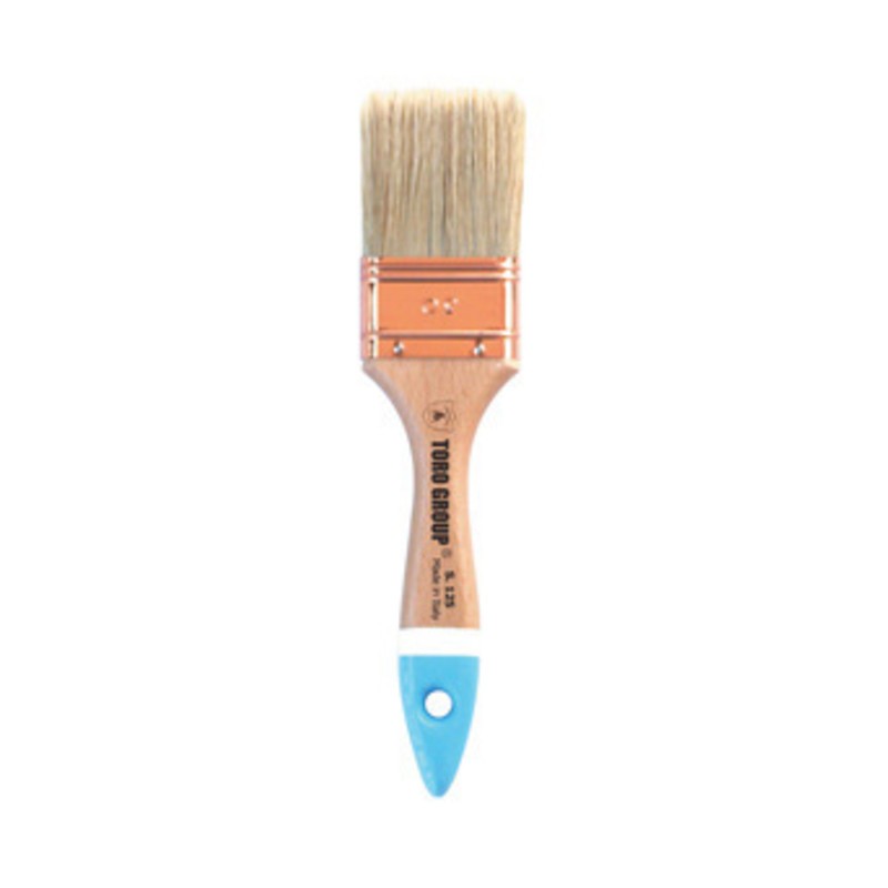 12 x PENNELLESSA BIONDA MANICO LEGNO S.125 20 MM