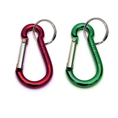 12 x PORTACHIAVE MOSCHETTONE A PERA + ANELLO PRONTY