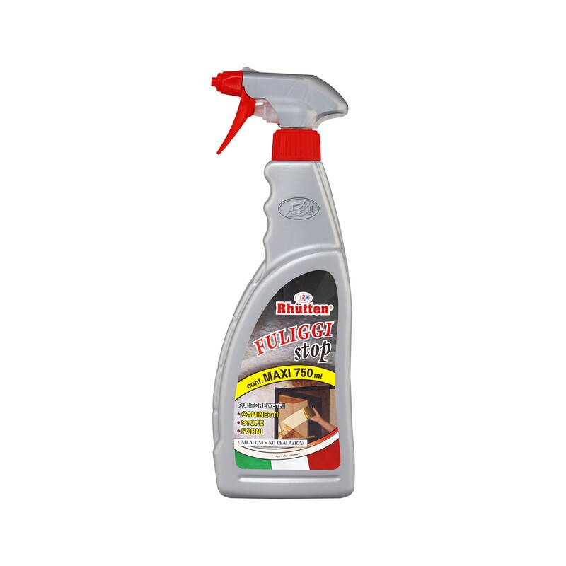 12 x PULITORE P/VETRI RHUTTEN FULIGGI STOP 750 ML
