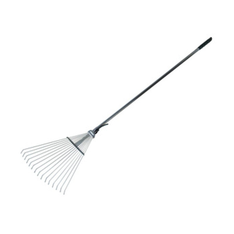 12 x SCOPA REGOLABILE GIARDINO MANICO ACCIAIO KT-W120-1