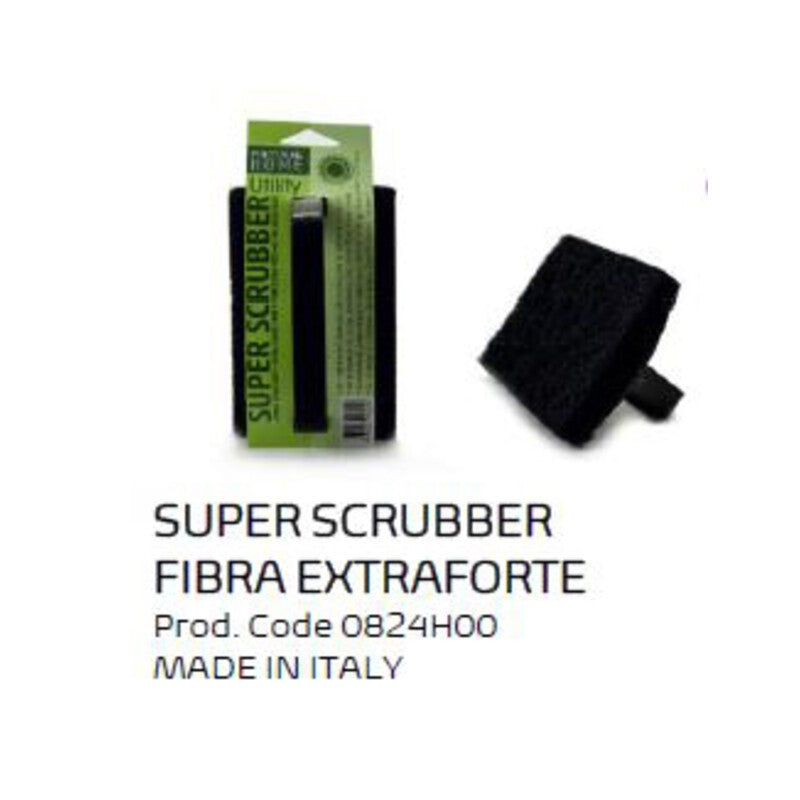 12 x SPAZZOLA ABRASIVA SUPER SCRUBBER FIBRA EXTRAFORTE