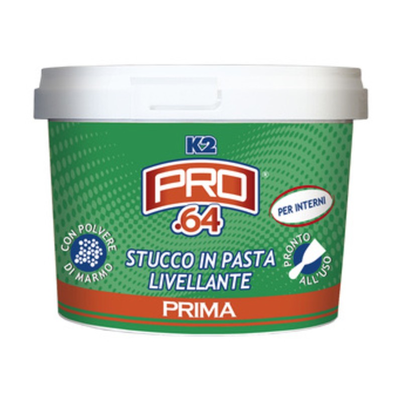 12 x STUCCO IN PASTA LIVELLANTE PRO 64 K2 DA 1 KG