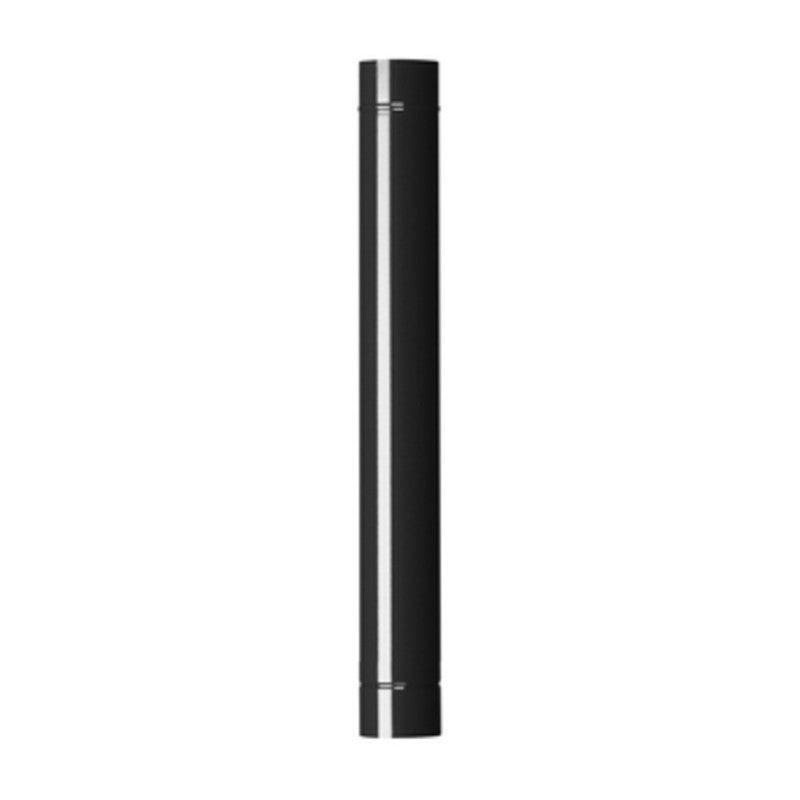 12 x TUBO P/STUFA H 100 CM D 13 CM NERO OPACO