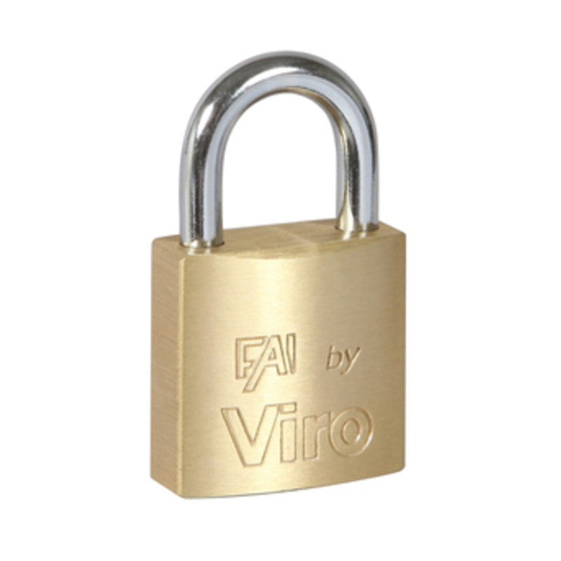12 x VIRO 552 LUCCHETTO FAI ARCO 25MM OTTONE