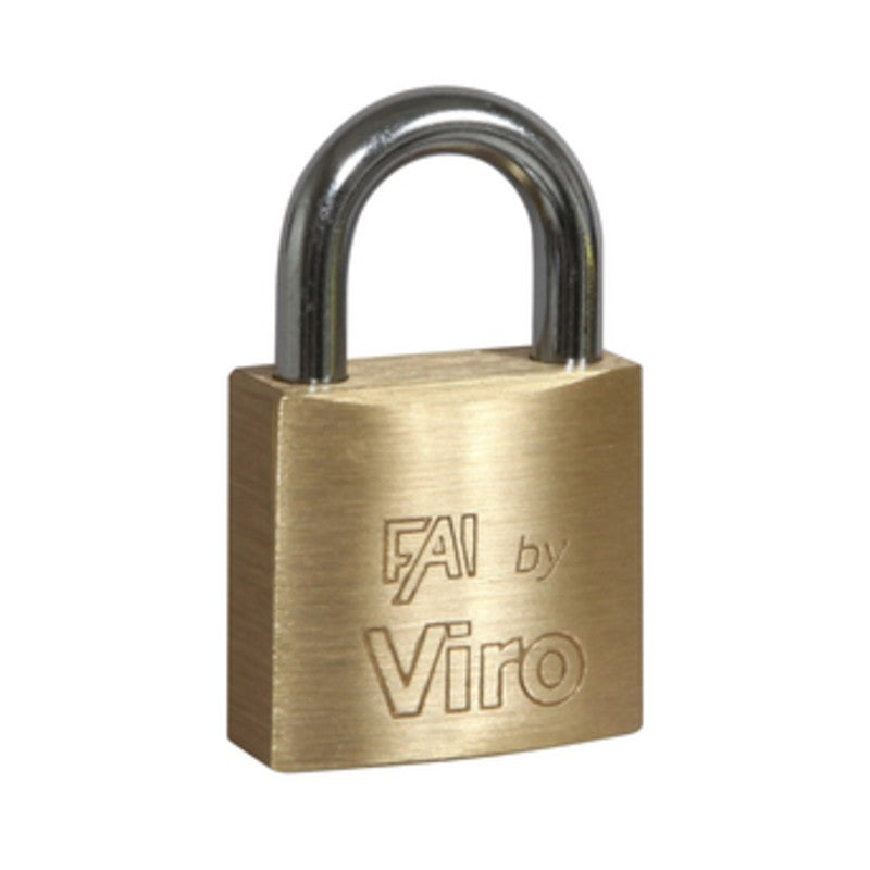 12 x VIRO 553 LUCCHETTO FAI ARCO 30MM OTTONE