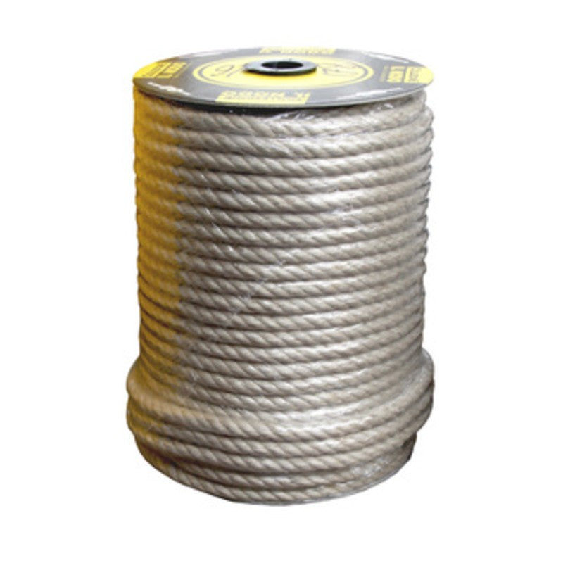 16 x FUNE CANAPA CHIARA D 16 MM BOBINA 100 M CIRCA