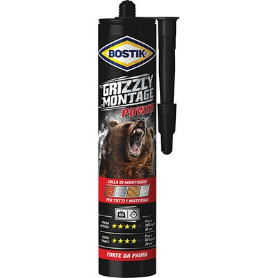 2 x BOSTIK GRIZZLY MONTAGGIO POWER
