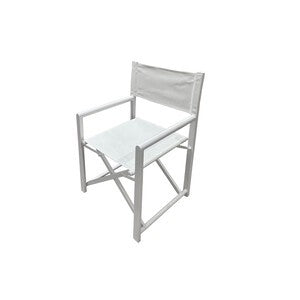 2 x C SEDIA REGISTA IN ALLUMINIO ALU STAGE BIANCO