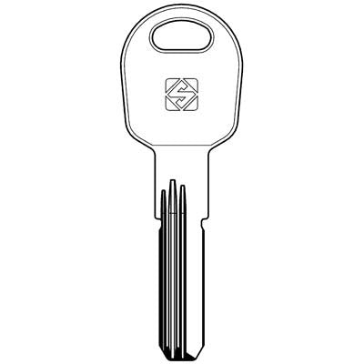 2 x CHIAVE PUNZONATA TILANCO TLC1R SILCA
