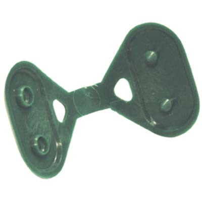 2 x CLIP BOTTONE LEGARETE OMBRA TRIANGOLARE