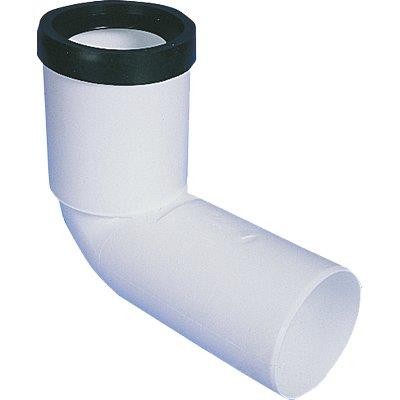 2 x CURVA WC PROLUNGATA SCARICO IDRICO AD INNESTO