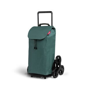 2 x GIMI CARRELLO SPESA NEW TRIS RUOTE VERDE