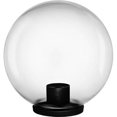 2 x LAMPIONE GLOBO TRASPARENTE