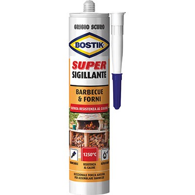 2 x MASTICE REFRATTARIO BARBECUE E FORNI BOSTIK