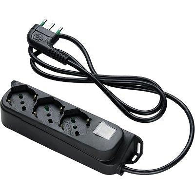 2 x MULTIPRESA BIPASSO SCHUKO + INT.LUM RETAIL FME
