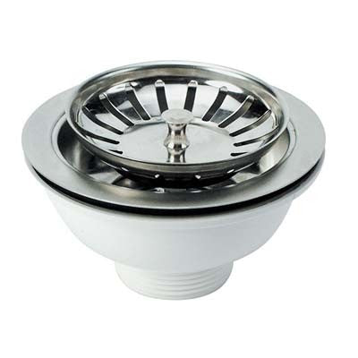 2 x PILETTONE BASKET LAVELLO INOX