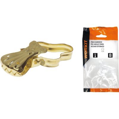 2 x PINZA BAROCCO X ANELLO TENDA SELF WORKIT
