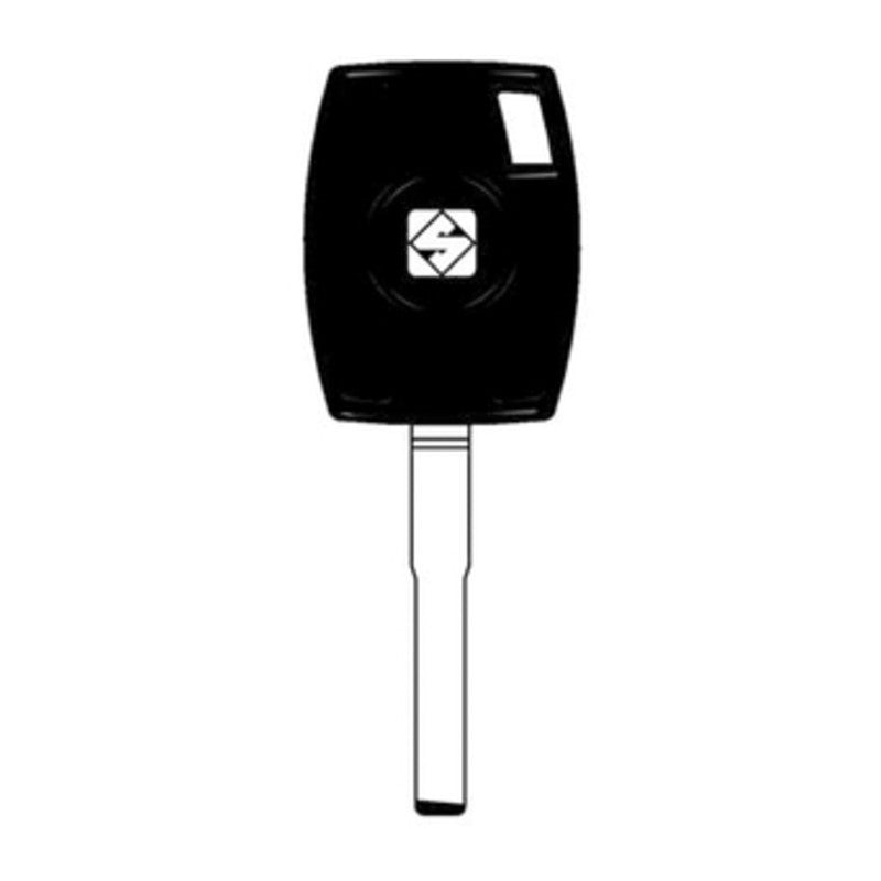 2 x SILCA HU101TE CHIAVE TRANSPONDER VUOTA OTTONE