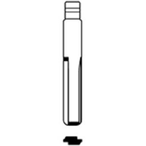 2 x SILCA HU43CH CHIAVE INSERTO P/RADIOC IRFH (OPEL)