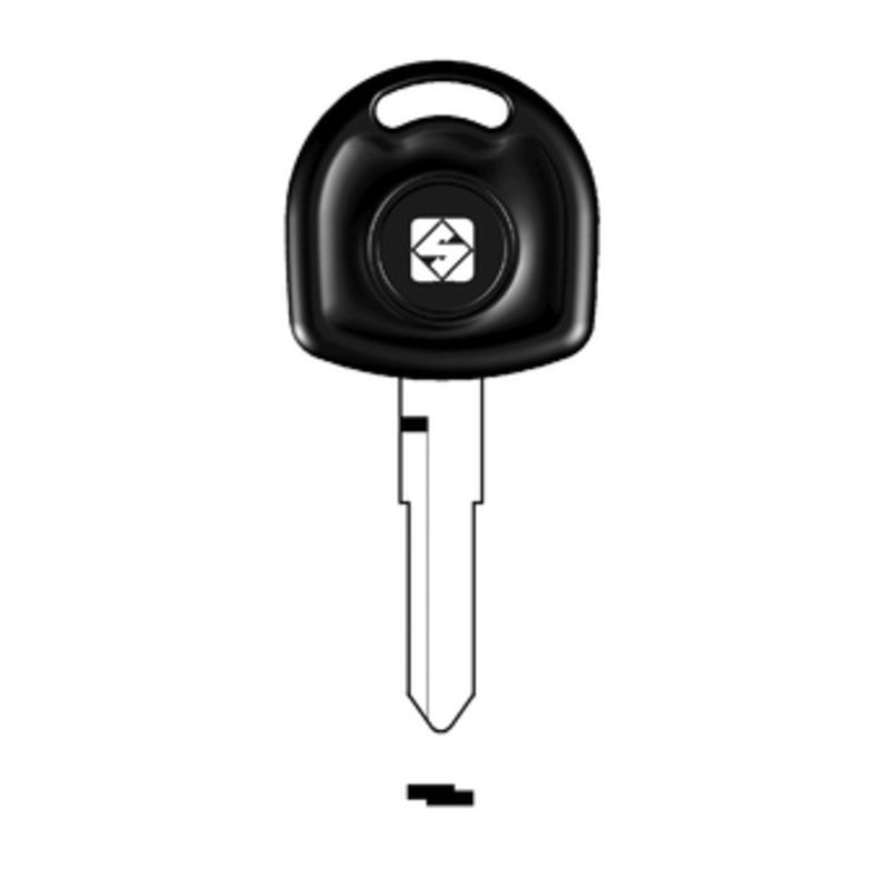 2 x SILCA HU87RTE CHIAVE TRANSPONDER VUOTA OTTONE