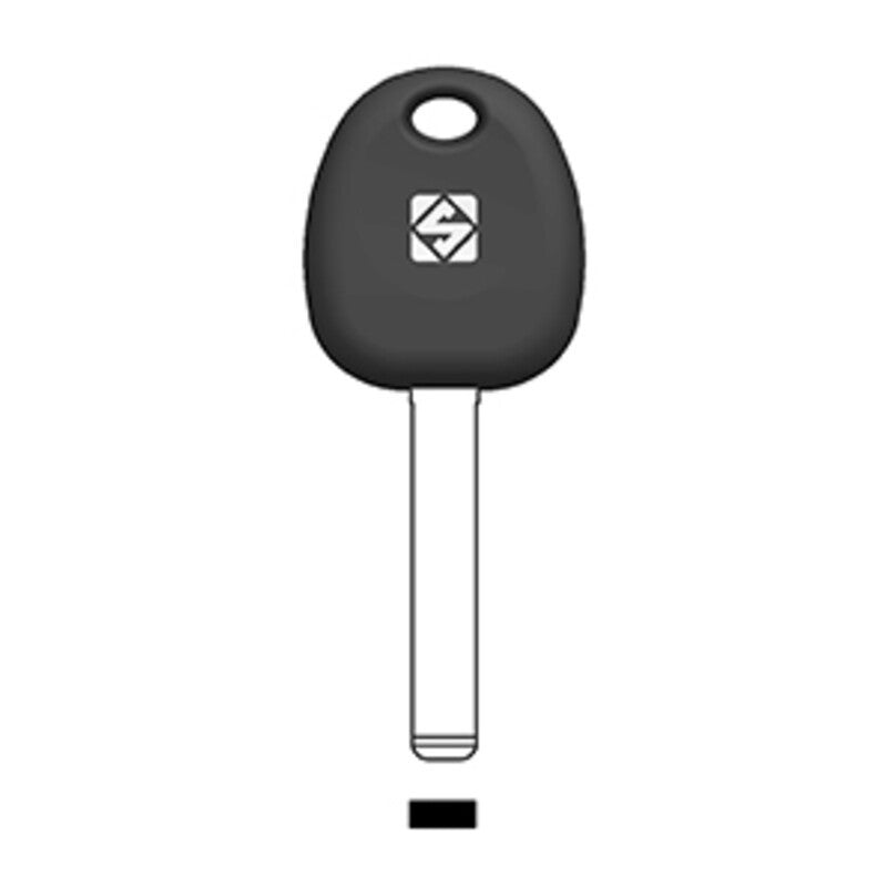 2 x SILCA KIA9TE CHIAVE TRANSPONDER VUOTA NICHEL