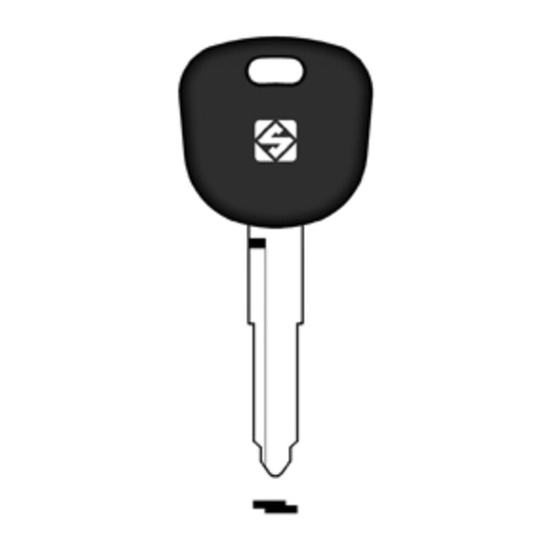 2 x SILCA MAZ24RTE CHIAVE TRANSPONDER VUOTA OTTONE