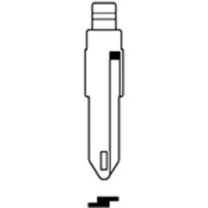 2 x SILCA NE73CH CHIAVE INSERTO P/RADIOC IRFH (RENAULT)