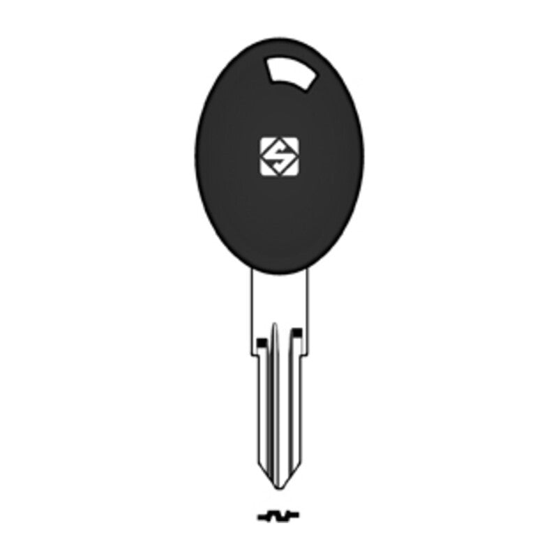 2 x SILCA TAT1TE CHIAVE TRANSPONDER VUOTA OTTONE