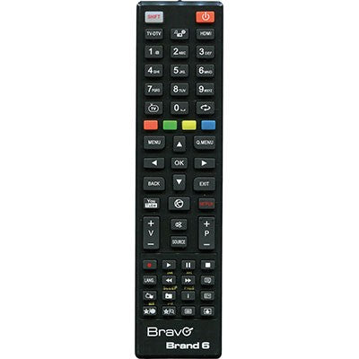 2 x TELECOMANDO BRAND6 TV TELEFUNKEN BRAVO