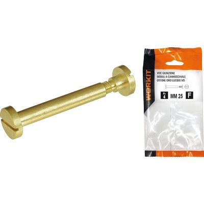 2 x VITE GIUNZIONE MOBILI OTT ORO LUCIDO SELF WORKIT