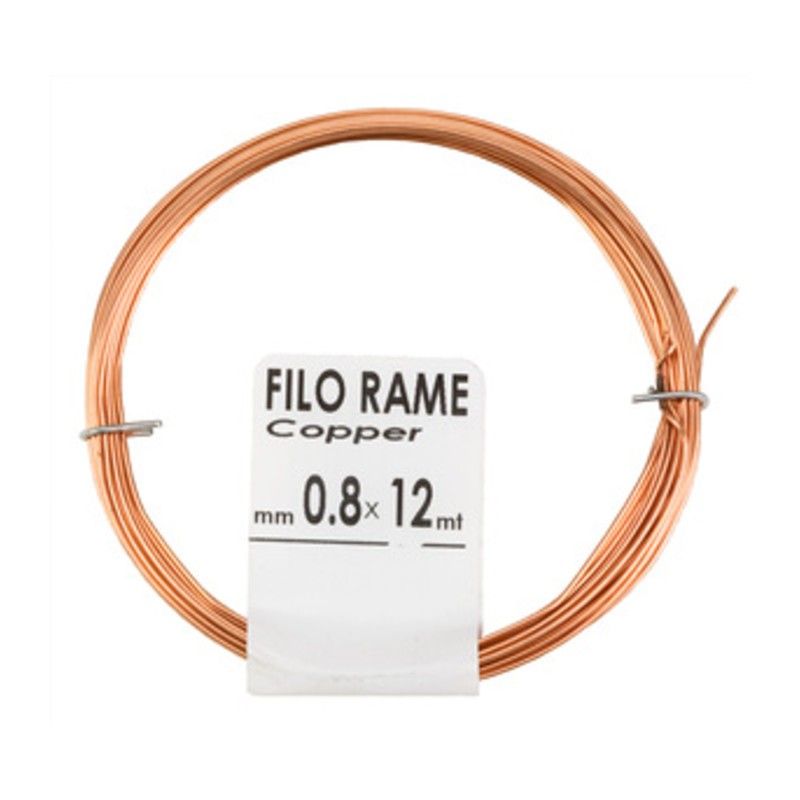 20 x MATASSINA FILO RAME D 1,0 MM 7 M