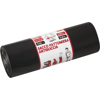20 x SACCO IMMONDIZIA INDUSTRIALE NERO ELEPACKING