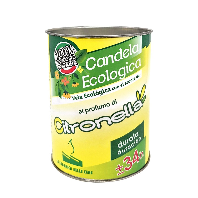 24 x CITRONELLA CANDELA ECO MADE IN ITALY 8X10