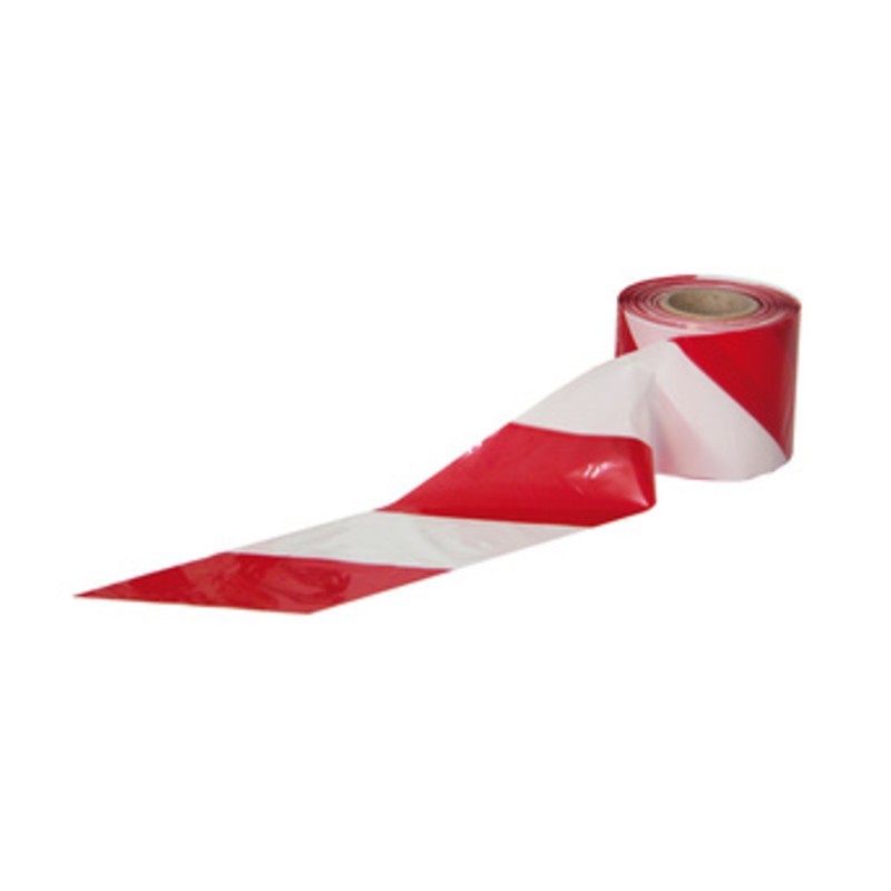 24 x NASTRO SEGNALETICO 70MMX200M BIANCO E ROSSO