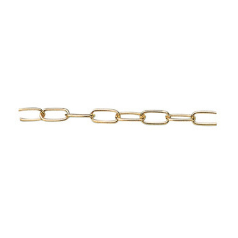 25 x CATENA GENOVESE NICHELATA N 10 D 1,5 MM