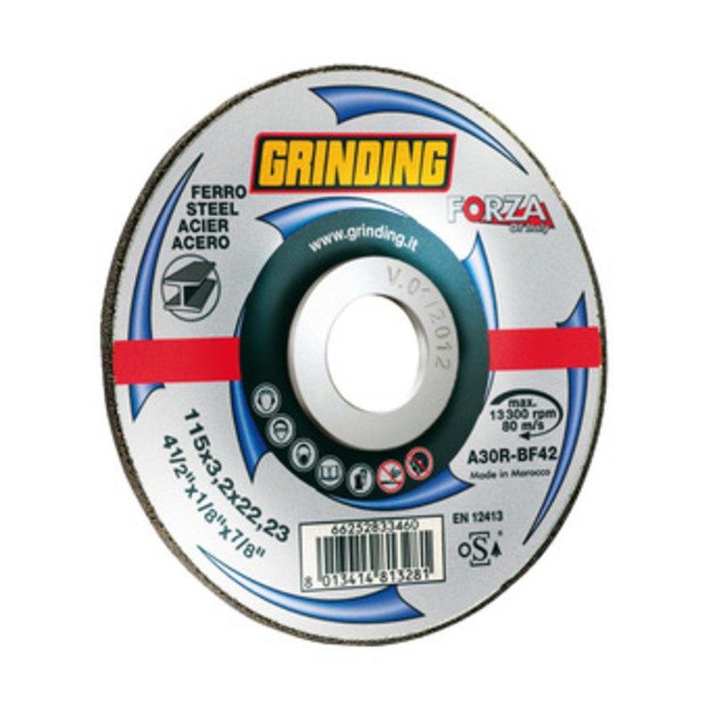 25 x GRINDING FORZA DISCO FERRO PIANO 115X3,2