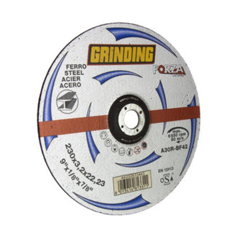 25 x GRINDING FORZA DISCO FERRO PIANO 230X3,2