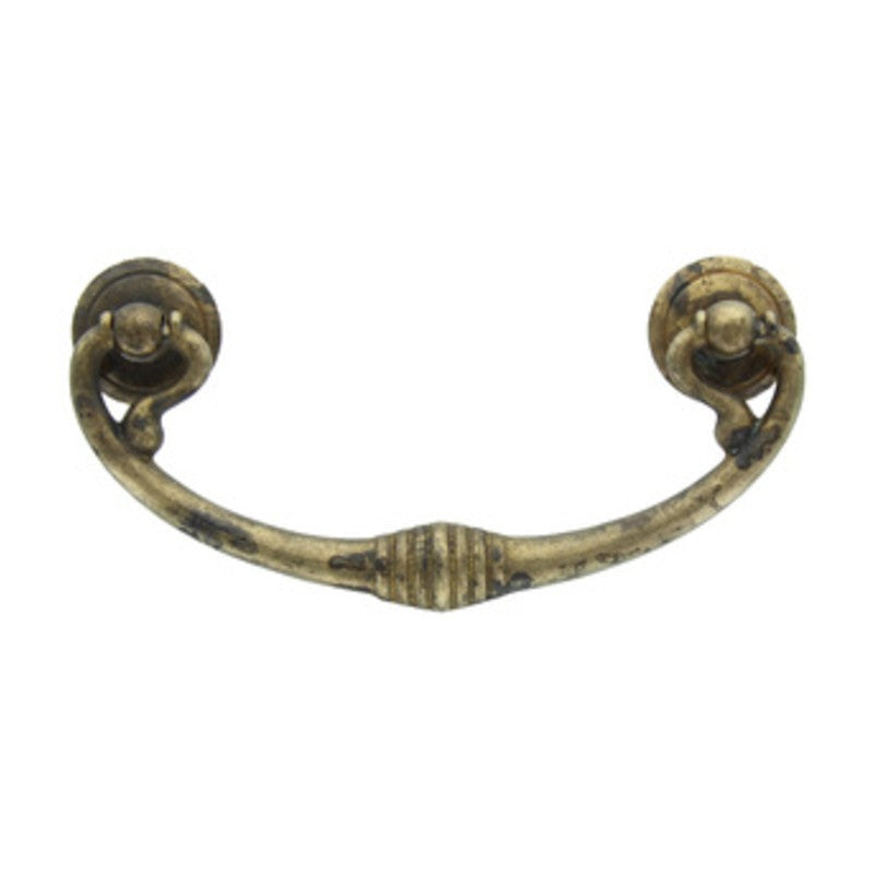 25 x MANIGLIA OTTONE 03027 121X58 MM ANTICATO**