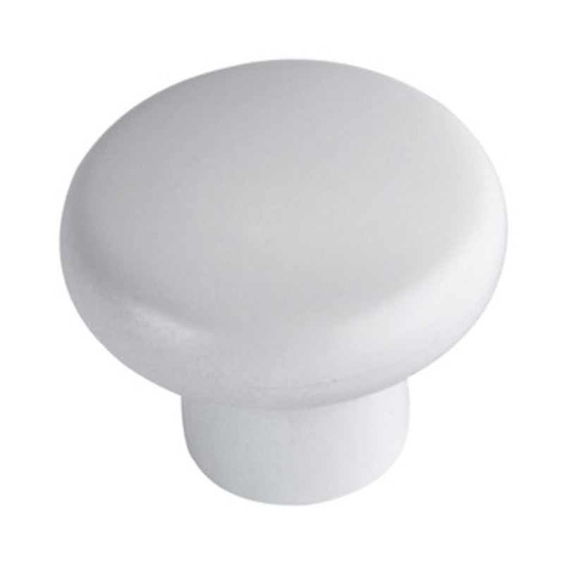 25 x POMOLO IN RESINA 24 PP D 24 MM BIANCO