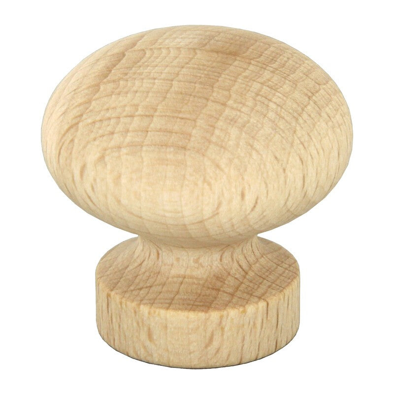 25 x POMOLO LEGNO GREZZO 101/A D 38 MM