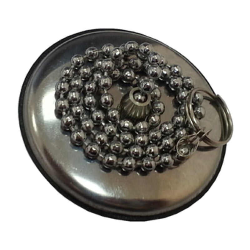 25 x TAPPO P/SANITARI C/PLACCA INOX D 40 MM**