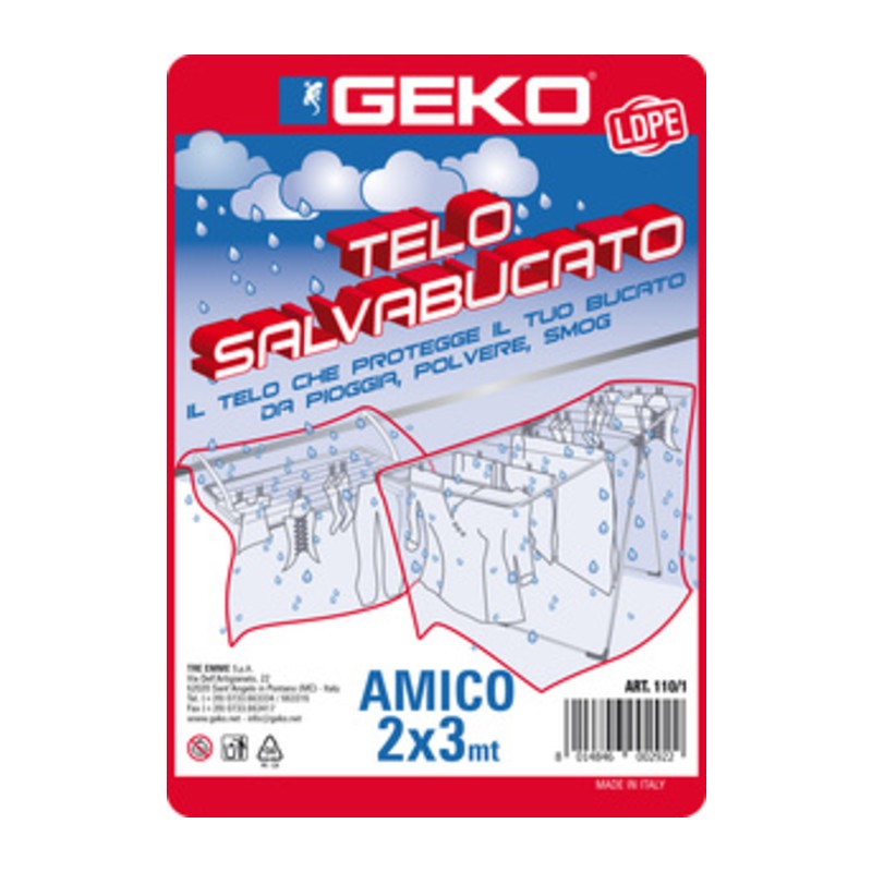 28 x TELONE ANTI PIOGGIA POLIETILENE AMICO 200X300 CM*