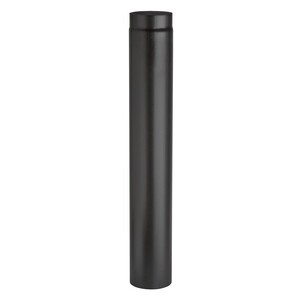 3 x TUBO PORCELLANATO D 12 X H 100CM NERO OPACO TOP