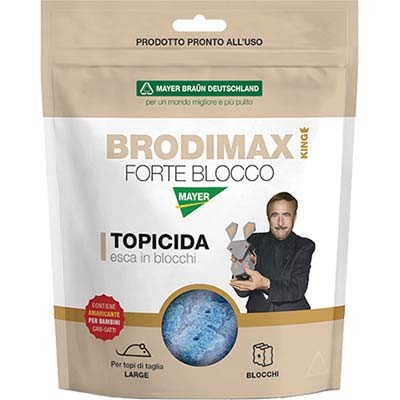 36 x TOPICIDA BRODIMAX FORTE BLOCCO KING MAYERBRAUN