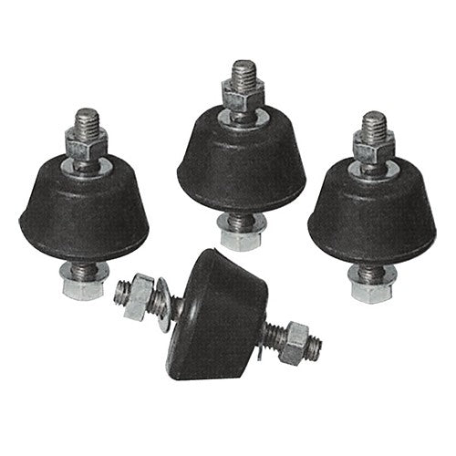 4 PZ ANTIVIBRANTI PER STAFFE Misura: HxL 22x39 mm
